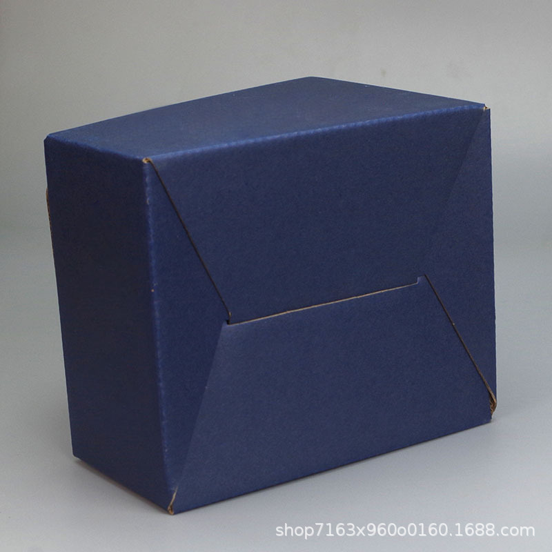 飞机盒小号快递纸箱打包盒子服装物流包装盒三层瓦楞牛皮纸盒logo